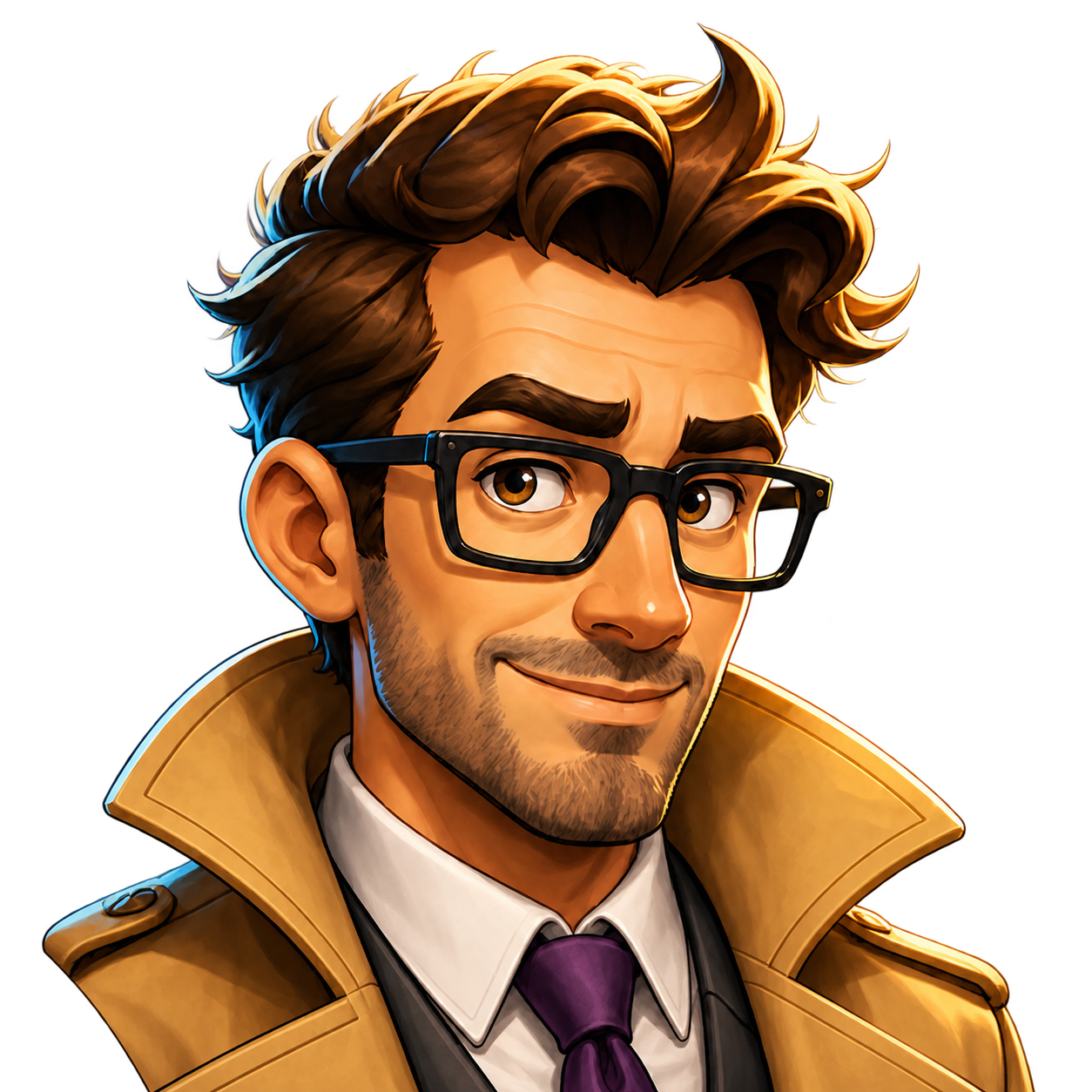 Bruce Deduce, the detective at the heart of the mystery.